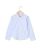 Chemise manches longues rayure bleue