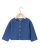 Cardigan point mousse bleu