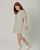 robe manches bouffantes gaze de coton 