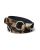 ceinture cuir imprimé vache