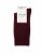 Lot 2 paires de chaussettes côtes plates bordeaux