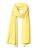 Echarpe longue jaune 100% cachemire
