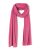 Echarpe longue rose 100% cachemire