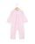 Pyjama combinaison gros vichy rose pâle