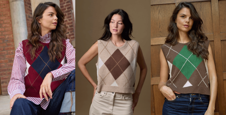 Pull ALBERTA : l’art de l’intarsia sublimé par la pure laine d’agneau